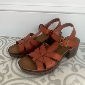 Chunky Brown Sandals